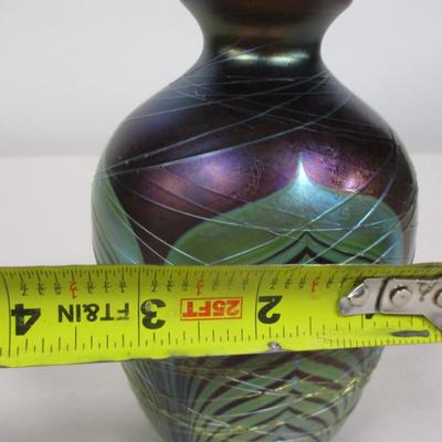 1981 Correia Art Glass Vase #VCBWB.!.