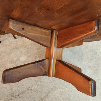 Solid Wood Round Coffee Table 42"Diameter x18H