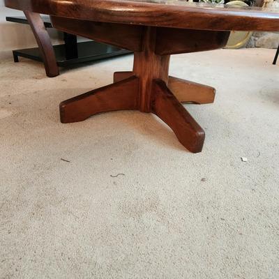 Solid Wood Round Coffee Table 42