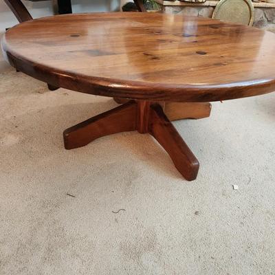 Solid Wood Round Coffee Table 42"Diameter x18H
