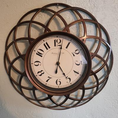 Clock with Wall Art