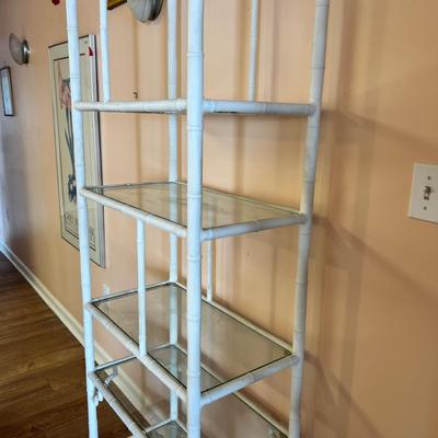 Metal Glass Etagere Shelf (1 of 2)