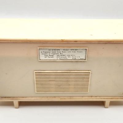 Lot #85 RARE Hi-Vision Transister Radio/jewelry/cigaratte box - works