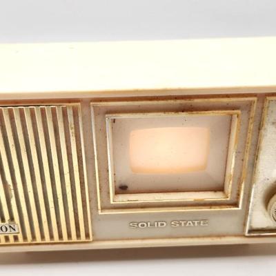 Lot #85 RARE Hi-Vision Transister Radio/jewelry/cigaratte box - works