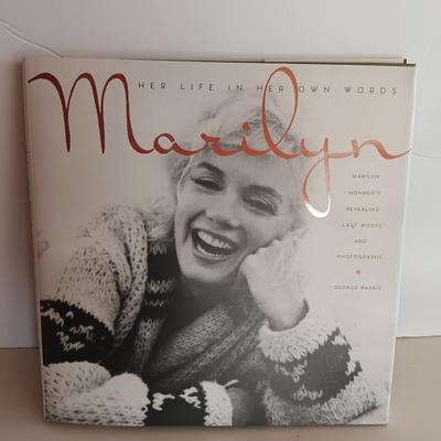 Two hardback Marilyn Manroe Books - Her Life in her own words & At Twentieth century Fox
