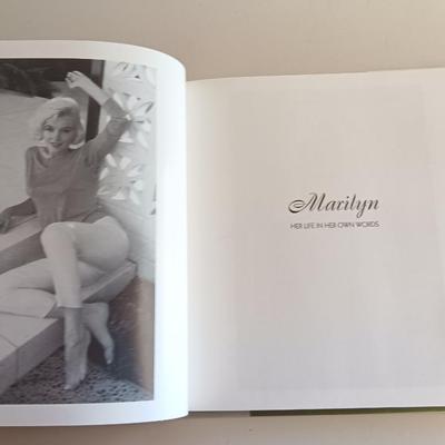 Two hardback Marilyn Manroe Books - Her Life in her own words & At Twentieth century Fox