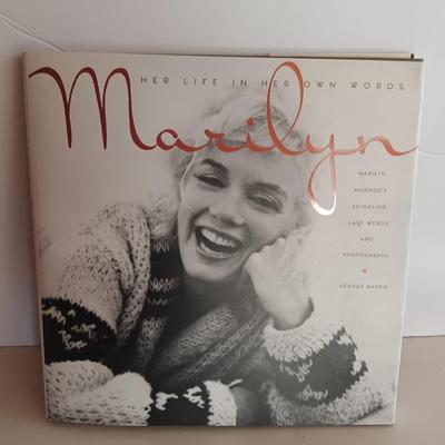 Two hardback Marilyn Manroe Books - Her Life in her own words & At Twentieth century Fox