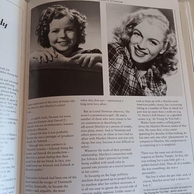 Two hardback Marilyn Manroe Books - Her Life in her own words & At Twentieth century Fox