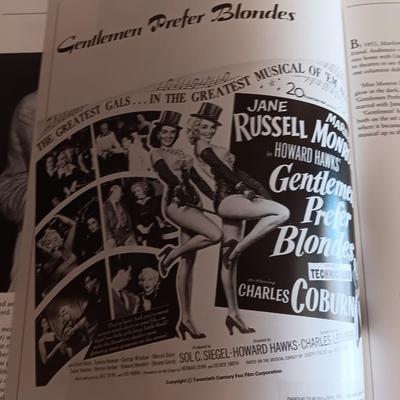 Two hardback Marilyn Manroe Books - Her Life in her own words & At Twentieth century Fox