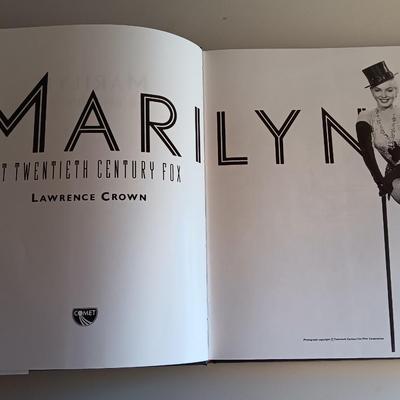 Two hardback Marilyn Manroe Books - Her Life in her own words & At Twentieth century Fox