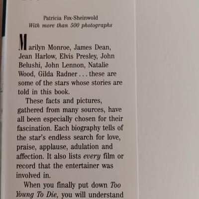 Two hardback books - Marilyn Monroe - Too young to Die & Photographs from the file of United Press International