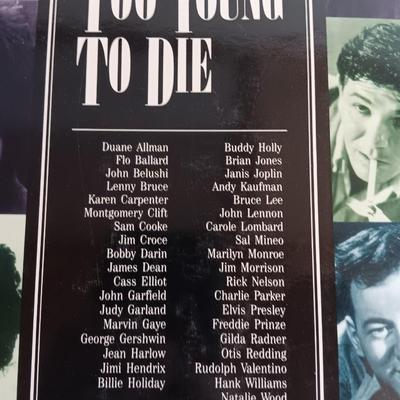 Two hardback books - Marilyn Monroe - Too young to Die & Photographs from the file of United Press International