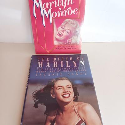 Two Marilyn Monroe collectible books - The complete films of & The birth of Marilyn
