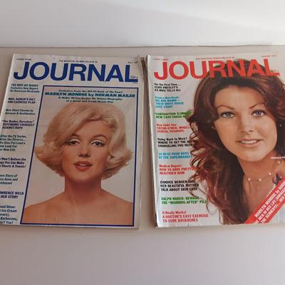 Two collectible back issue magazines - Journal - with Marilyn Monroe