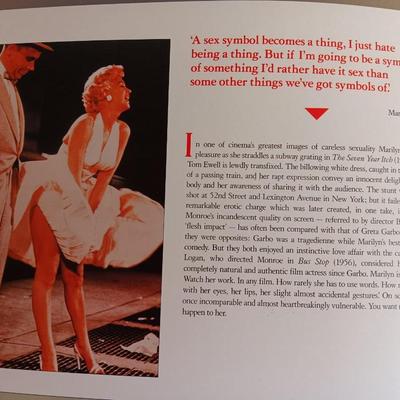 Marilyn Monroe The classic Poster Book complete with posters. !