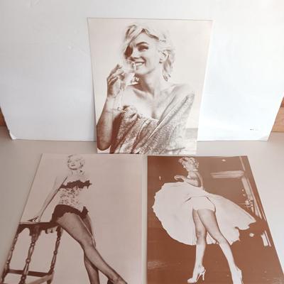 Three Marilyn Monroe pictures