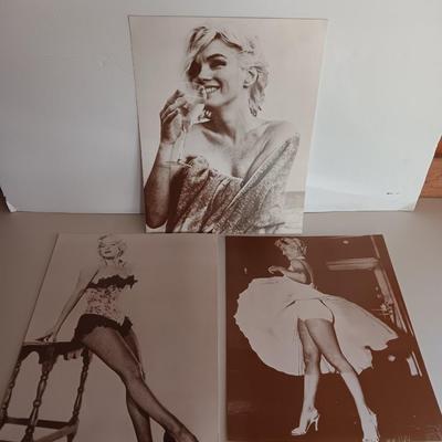 Three Marilyn Monroe pictures