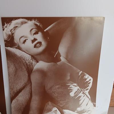 Four pictures of Marilyn Monroe
