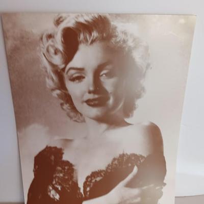 Three pictures of Marilyn Monroe