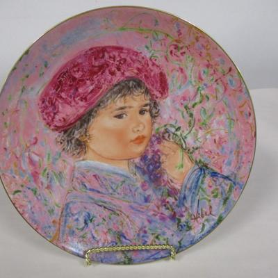 Edna Hibel Nobility of Children Le Marquis Maurice Pierre Collector Plate #8731/12,750