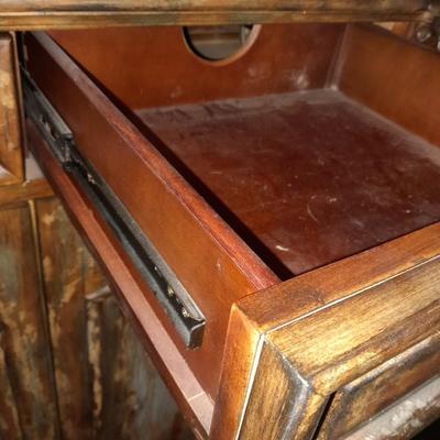 Beautiful Hooker Furniture Wakefield Two-Door Two-Drawer Chest W/Bun Feet Rustic look