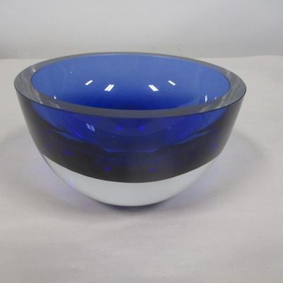 Badash Cobalt Blue Bowl Hand Crafted In Poland