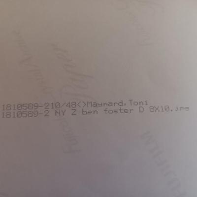 Fuji Film AUTOGRAPHED Photograph Ben Foster