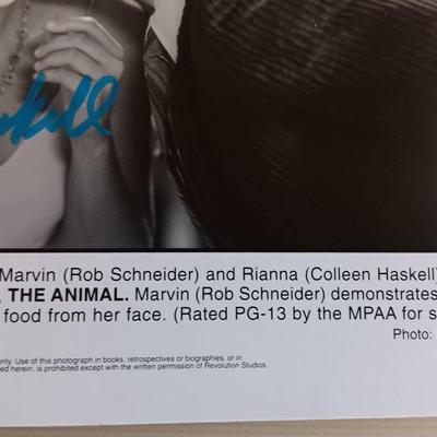 AUTOGRAPHED Rob Schneider and Colleen Haskell picture - #6 Frank Masi 2001