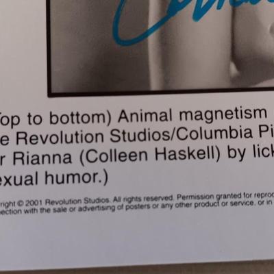 AUTOGRAPHED Rob Schneider and Colleen Haskell picture - #6 Frank Masi 2001