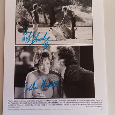 AUTOGRAPHED Rob Schneider and Colleen Haskell picture - #6 Frank Masi 2001