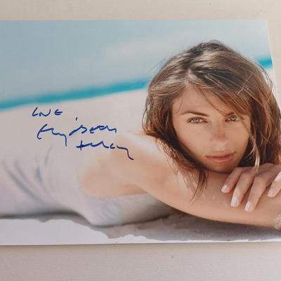 Fuji Film AUTOGRAPHED Elizabeth Hudley Photograph