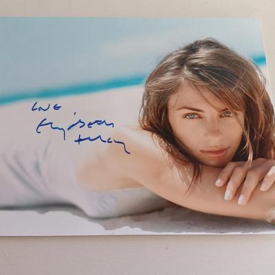 Fuji Film AUTOGRAPHED Elizabeth Hudley Photograph