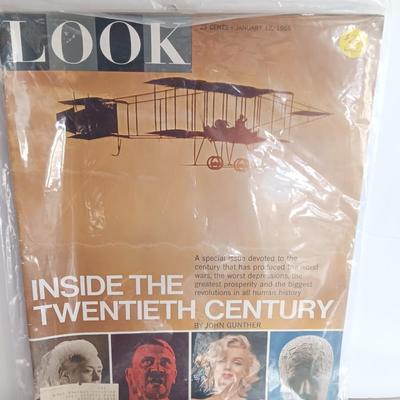 Three LIFE back issue magazines - Marilyn Monroe - Diana - Inside the Twentieth Century - 1965, 82' & 92'