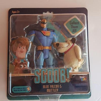 New in Package - Basic Fun Scoob! Blue falcon & Muttley Scooby - Doo