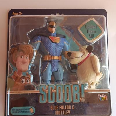 New in Package - Basic Fun Scoob! Blue falcon & Muttley Scooby - Doo