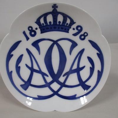 1898 Royal Copenhagen Plate Three Waves #10