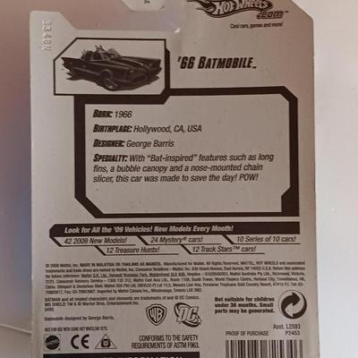 New in Package Hot wheels BATMAN 66' BATMOBILE Faster than ever! 133/190