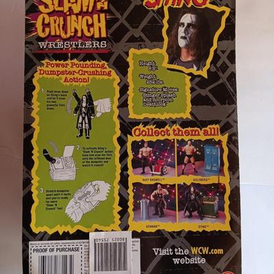 New in package - Slam Crunch WOW NwO Sting With power pounding Dumpster-crushing Action