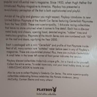 New in package -adult Limited collectible PLAYBOY Playmate of the month CARA MICHELLE Car