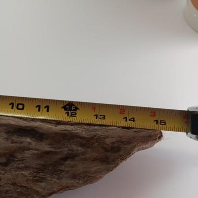 Canvas turtle wall art with driftwood and new candle