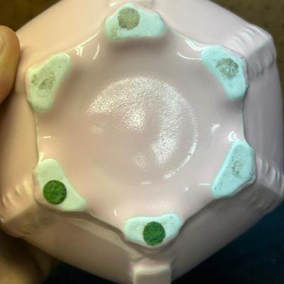 Vintage Pink Hallâ€™s Tea Pot. w/ Starfish