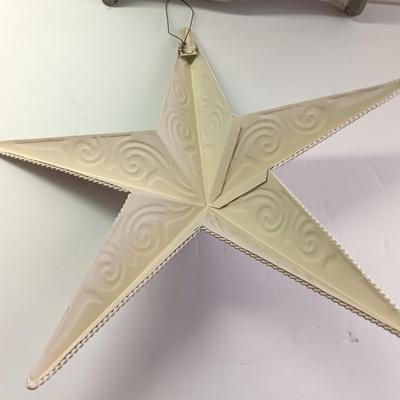 Wooden United States Flag with white metal star GOD BLESS THE USA!