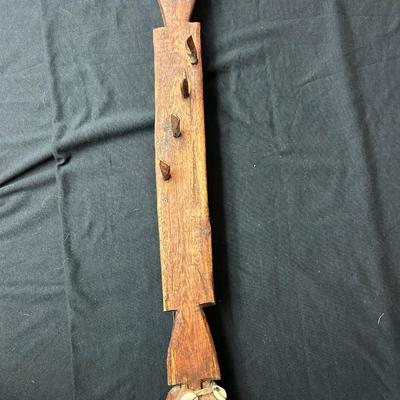 African Gourd Guitar West Africa Cowrie Shell Musical Gourd Guitar