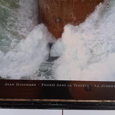 Nautical Framed wall art with glass Jean Guichard Phares Dans La Tempete La Jumet