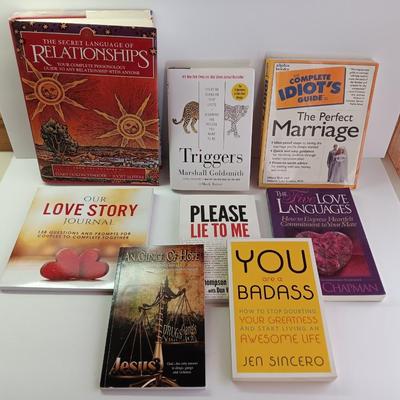 Self-help and relationship advice books