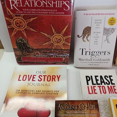 Self-help and relationship advice books