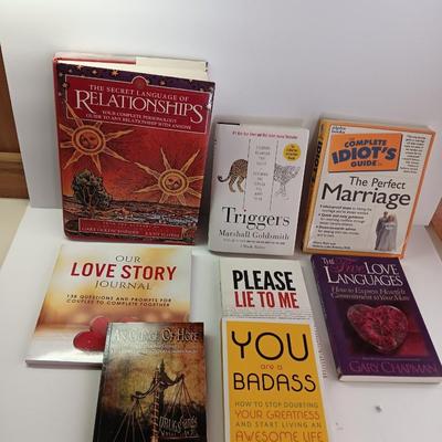 Self-help and relationship advice books