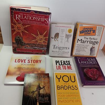 Self-help and relationship advice books