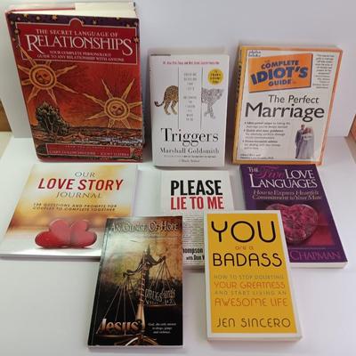 Self-help and relationship advice books