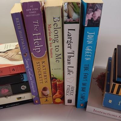 Variety of great books - Firefly lane - The help - Larger than life - Belong to me -Great stories.